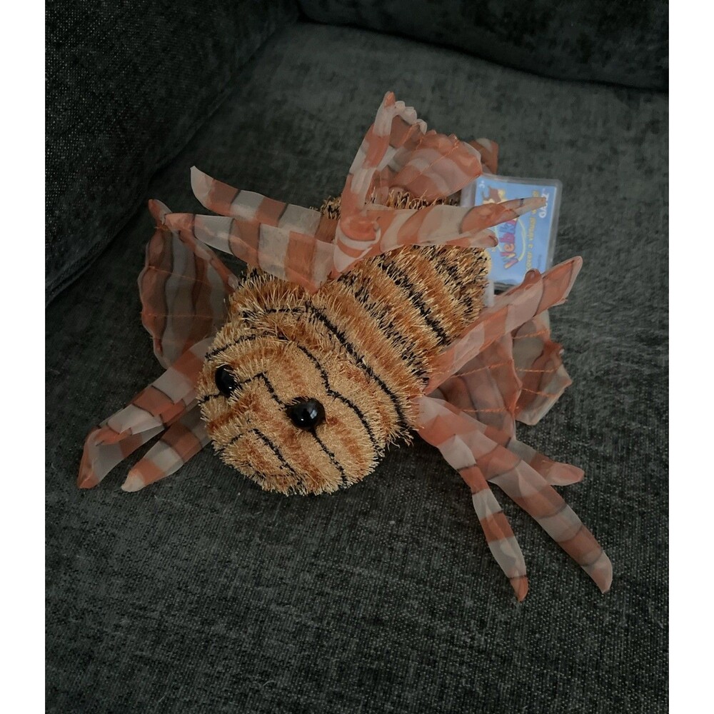 NWT Ganz Webkinz Lionfish Plush Stuffed Animal HM355 with Sealed Code